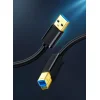 UGREEN US210 USB 3.0 A-B nyomtatókábel, 2m (fekete) thumbnail