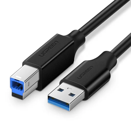 UGREEN US210 USB 3.0 A-B nyomtatókábel, 2m (fekete) - 1