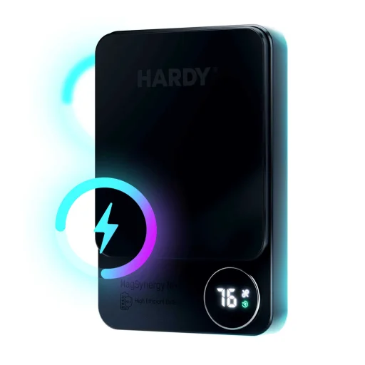 Powerbank 3mk HARDY MagSynergy Ni+ 5,000mAh 22.5W USB 1C1L - fekete - 7
