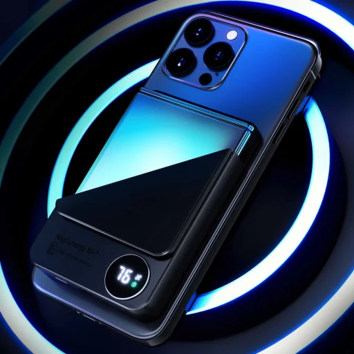 Powerbank 3mk HARDY MagSynergy Ni+ 5,000mAh 22.5W USB 1C1L - fekete - 13