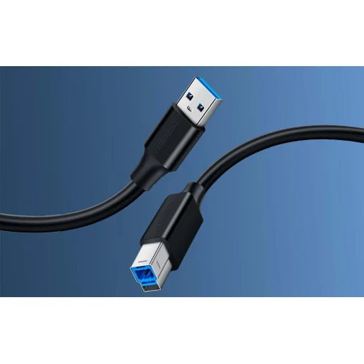 UGREEN US210 USB 3.0 A-B nyomtatókábel, 1 m (fekete) - 2