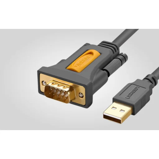 USB-C DB9 RS-232 kábel 1m (fekete) - 3