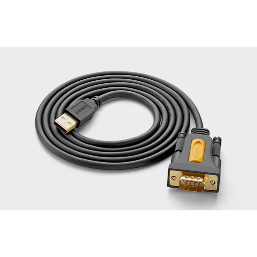 USB-C DB9 RS-232 kábel 1m (fekete) - 4