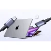 USB-C-USB-C PD Kábel Ugreen L532, 240W, 480Mbps, 3m (Szürke) thumbnail