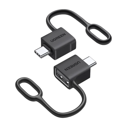 USB-C - USB-A Adapter Ugreen LS503, 2 darabos csomag (Fehér) - 4