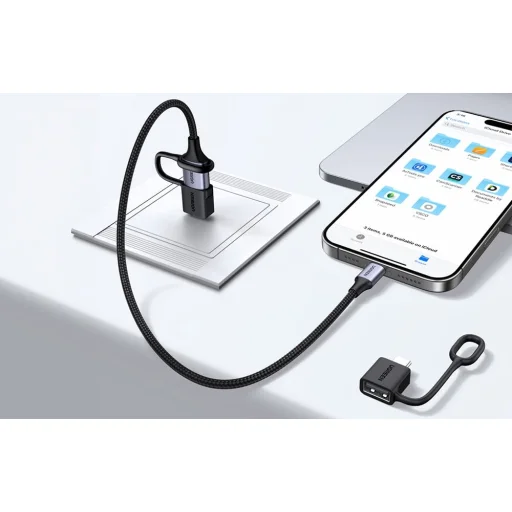 USB-C - USB-A Adapter Ugreen LS503, 2 darabos csomag (Fehér) - 5