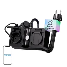 Meross MOP320MA-EU WiFi intelligens hálózati elosztó, kültéri, IP44 (Matter)