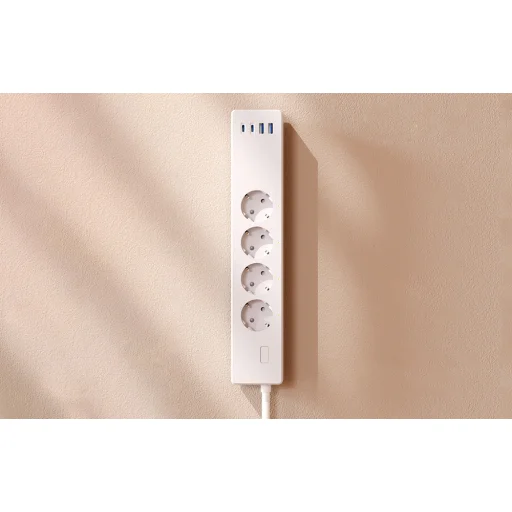 Meross MSP844(EU) okos gyorstöltő hálózati elosztó, 4 konnektor + 2x USB-A + 2x USB-C (Matter) - 8