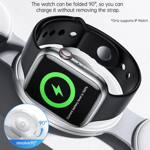 iPhone, Apple Watch, AirPods Fehér Yesido - Vezeték nélküli töltőállomás 5 az 1-ben (DS29) - Mágneses, Összecsukható, Tartó, 15W - 3