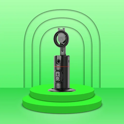 Yesido Gimbal (SF20) - Stabil, Mágneses Automatikus Arckövetés 360°, 1200mAh, AI Chip, Kamera - Fekete - 6