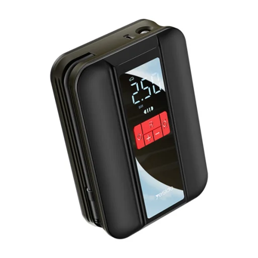 Hordozható pumpa (VC04) - 4000mAh, 3-150PSI, LED Kijelző - Fekete Yesido - 1