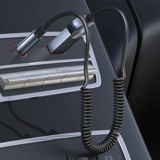 Jack 3.5mm autós segédhez Yesido - Wireless Audio Receiver (YAU24) - Fekete - 2