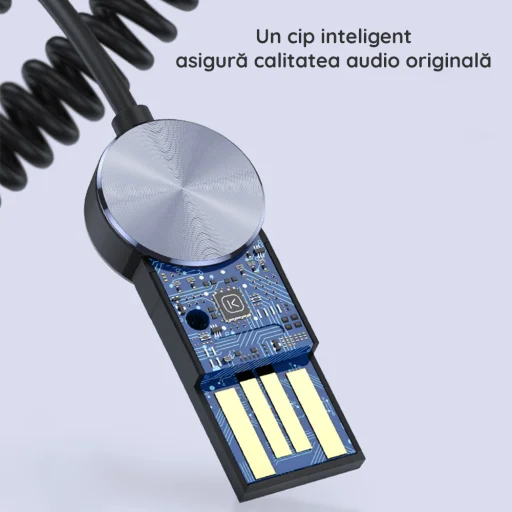 Jack 3.5mm autós segédhez Yesido - Wireless Audio Receiver (YAU24) - Fekete - 5