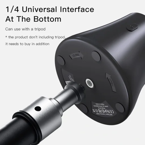 Selfie Stick Yesido SF10 - Stabil, Intelligens Arcfelismerés, 360°-os Forgatás - Fekete - 4