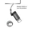 Yesido - OTG Adapter (GS05) - Lightning Micro USB-re, Plug & Play, 480Mbps - Fekete thumbnail