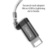 Yesido - OTG Adapter (GS05) - Lightning Micro USB-re, Plug & Play, 480Mbps - Fekete thumbnail