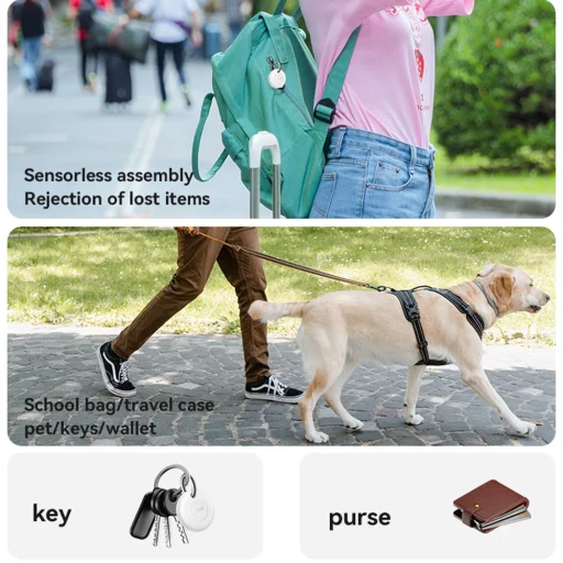 AirTag Yesido (EC14) - Működik az "Apple Find My"-val, 240mAh, Hosszú Akkumulátor-élettartam - Fehér - 11