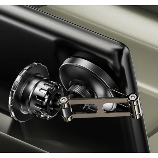 Yesido - Autós tartó (C198) - Mágneses markolat, teleszkópos, műszerfalra és kijelzőre - Szürke - 7