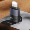 Micro-USB to Lightning Szürke Yesido OTG Adapter (GS30), 480Mpb/s, Alumínium ötvözet, 12W thumbnail