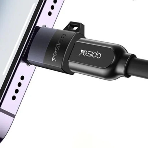 Micro-USB to Lightning Szürke Yesido OTG Adapter (GS30), 480Mpb/s, Alumínium ötvözet, 12W - 2