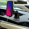 Car Holder (C23) - Műszerfalra, szélvédőhöz rögzíthető, állítható kar - Fekete Yesido thumbnail