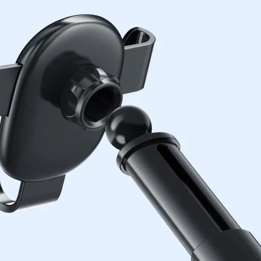 Yesido Autós tartó (C120) - Gravitációs fogás, kihúzható kar műszerfalra és szélvédőre - Fekete - 2