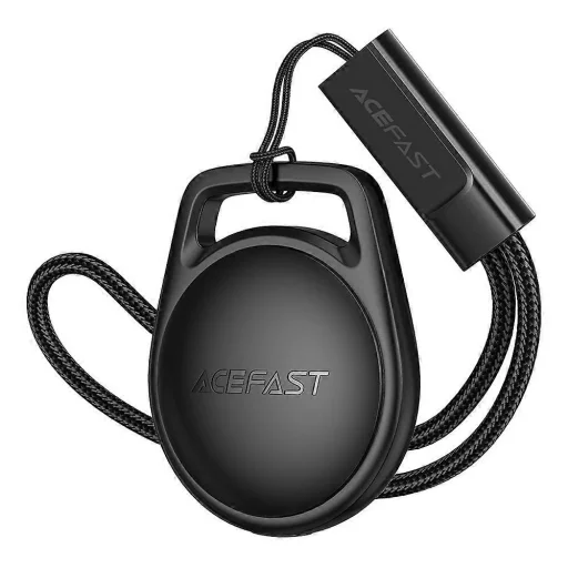 (4 darabos) Acefast Smart Tracker (S2) - Kompatibilis az Apple Find My-jal (csak iOS), pánttal, Bluetooth, 230mAh - Fekete - 5
