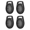 (4 darabos) Acefast Smart Tracker (S2) - Kompatibilis az Apple Find My-jal (csak iOS), pánttal, Bluetooth, 230mAh - Fekete