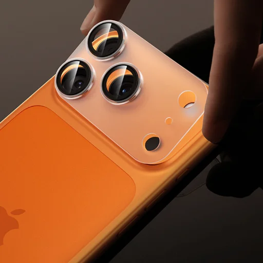 Benks Edzett üveg Air Shield Matt Integrált Lencsevédő (C070) iPhone 17 Pro Max (3 darab lencsevédő) átlátszó üvegfólia - 11