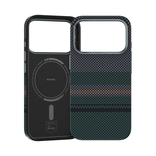 Benks Magnetic Armor Pro Aurora Kevlar 600D tok iPhone 17 Pro (Kamera Vezérlő Gomb) - 2