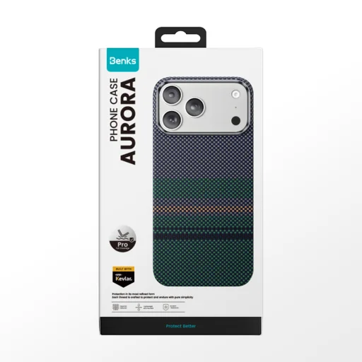 Benks Magnetic Armor Pro Aurora Kevlar 600D tok iPhone 17 Pro (Kamera Vezérlő Gomb) - 12