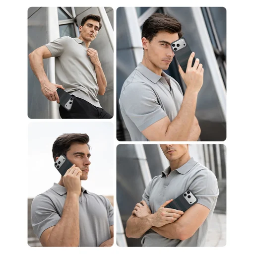 Benks Magnetic Armor Pro Aurora Kevlar 600D tok iPhone 17 Pro (Kamera Vezérlő Gomb) - 4