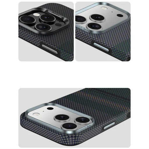 Benks Magnetic Armor Pro Aurora Kevlar 600D tok iPhone 17 Pro (Kamera Vezérlő Gomb) - 5