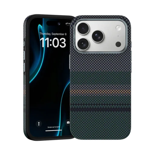 Benks Magnetic Armor Pro Aurora Kevlar 600D tok iPhone 17 Pro (Kamera Vezérlő Gomb) - 1