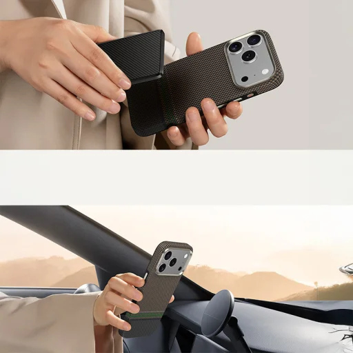 Benks Mágneses Armor Pro Prestige Kevlar 600D tok (Y069) Iphone 17 Pro-hoz (Kamera vezérlőgomb) - 11