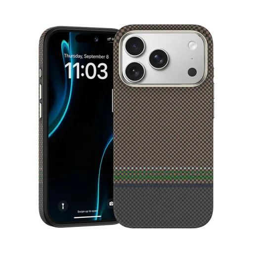 Benks Mágneses Armor Pro Prestige Kevlar 600D tok (Y069) Iphone 17 Pro-hoz (Kamera vezérlőgomb) - 1