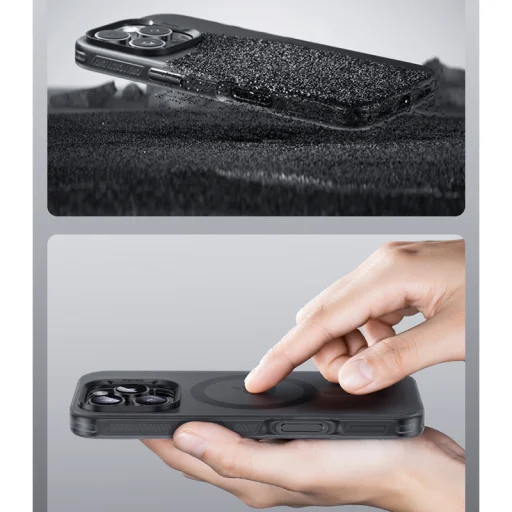 Benks Magnetic Lucid Armor tok (B066) iPhone 16 Pro Max fekete (Kamera vezérlőgomb) - 6