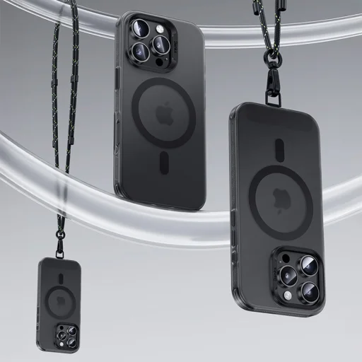 Benks Magnetic Lucid Armor tok (B066) iPhone 16 Pro Max fekete (Kamera vezérlőgomb) - 7