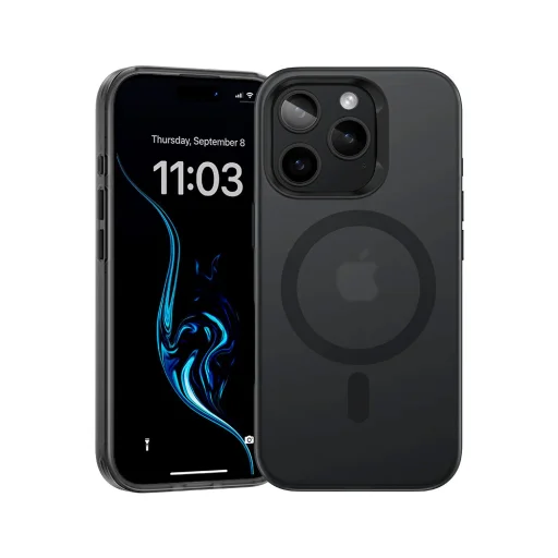 Benks Magnetic Lucid Armor tok (B066) iPhone 16 Pro Max fekete (Kamera vezérlőgomb) - 1