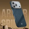 Benks Magnetic Armor Air Armor Grid Kevlar Tok Fém Keret 600D (0068) iPhone 17 Air kék tok thumbnail