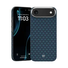 Benks Magnetic Armor Air Armor Grid Kevlar Tok Fém Keret 600D (0068) iPhone 17 Air kék tok