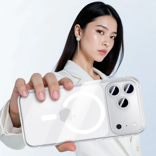 Benks Mágneses Kristály tok iPhone 17 Pro Max átlátszó (Kamera vezérlőgomb) tok - 9