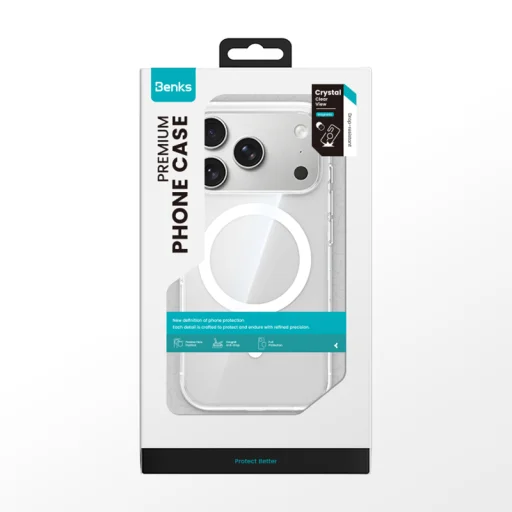 Benks Mágneses Kristály tok iPhone 17 Pro Max átlátszó (Kamera vezérlőgomb) tok - 13