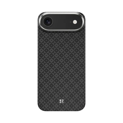 Benks Mágneses Páncél Légpáncél Rácsos Kevlar Tok Fémkeret 600D (B068) az Iphone 17 Air fekete tok - 2