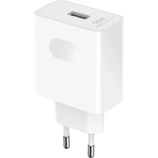 Honor HN-110600E00, 66W, 6A, 1 x USB-A hálózati adapter USB-C Kábellel, Fehér 5503AAHX - 2