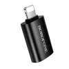 Borofone Adapter BV26 - USB-ről Lightning-re - fekete thumbnail