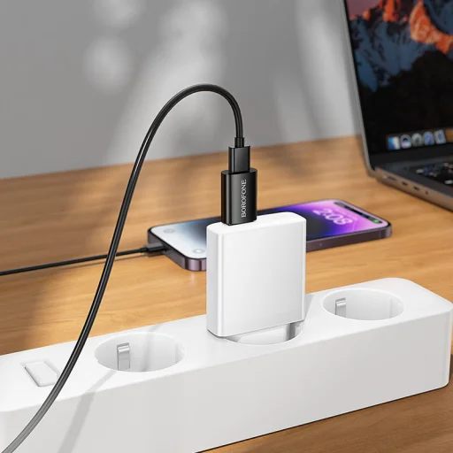 Borofone Adapter BV26B - USB to Type C - fekete - 8