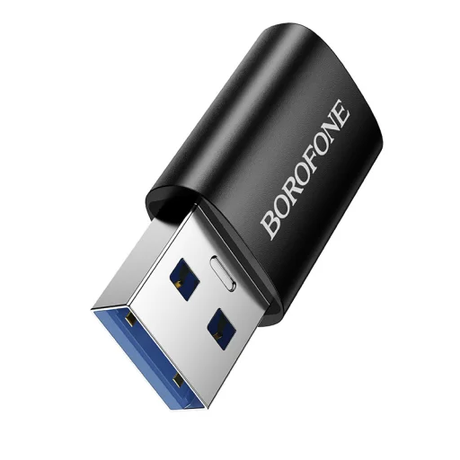 Borofone Adapter BV26B - USB to Type C - fekete - 4