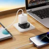 Borofone Travel charger adapter BAC15 - USA, UK, EU, AU fekete thumbnail