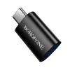 Borofone Adapter BV26C - Type C - USB - fekete thumbnail